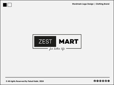 Zest Mart Logo | Simple Wordmark Logo Design | Fashion Brand attire logo budget logo business logo clean logo clothing logo clothing logo design creative logo fashion logo fashion logo design graphic design logo logo design logo designer mart logo minimalist logo modern logo simple logo startup logo typography wordmark