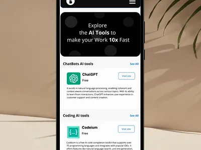 Empower Your Ideas with AI Tools App ui ui design ux ux design