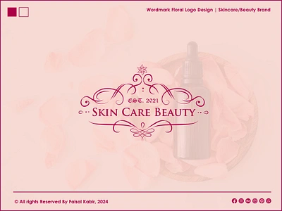 Skin Care Beauty | Cosmetics Logo Design | Budget Logo beauty logo branding budget logo business logo clean logo cosmetics logo creative logo design feminine logo floral logo graphic design logo logo design logo designer logotype minimalist logo modern logo simple logo skin care logo startup logo