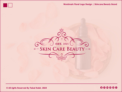 Skin Care Beauty | Cosmetics Logo Design | Budget Logo beauty logo branding budget logo business logo clean logo cosmetics logo creative logo design feminine logo floral logo graphic design logo logo design logo designer logotype minimalist logo modern logo simple logo skin care logo startup logo