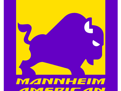 Mannheim American HS in Germany Reunion Logo Ideas graphic design logo mahs mannheim mannheim high school reunion