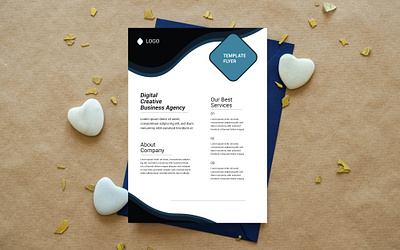 Corporate Business flyer print design