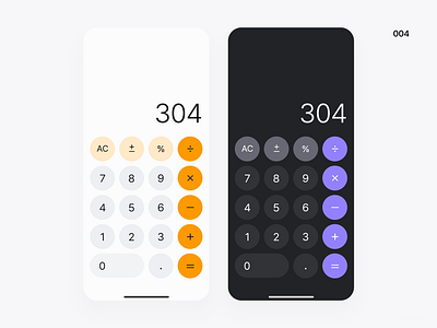 Calculator - Daily UI 004 calculator daily ui