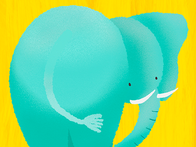 Guess this rear! Who's peeking here? animals graphic design illustration