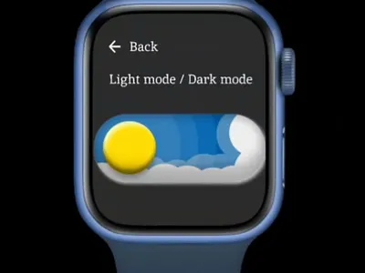 Daily UI - 15 (Light & Dark Mode) animation ui