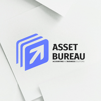 Logotype for Accounting Company accounting asset blue brand identity branding graphic design logo logotype symbol