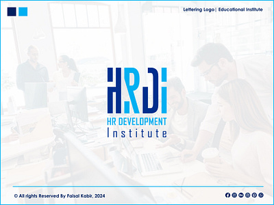 HRDI | HR Development Institute Logo Design academic logo branding business logo college logo corporate logo design edtech education logo educational logo graphic design hr logo institute logo lettering logo logo logo design logo designer minimalist logo modern logo school logo training institute logo