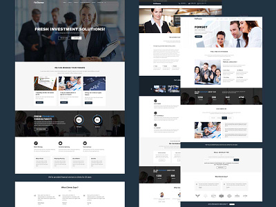 📊 Fintheme - Finance & Consultancy HTML5 Template🌐 consultancy finance fintheme html5template