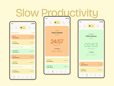 Productivity App app feel great productivity ui