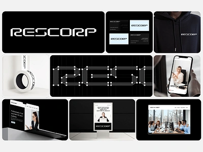 Rescorp logo brand identity branding business logo logo logo design logo designer service visual identity wordmark