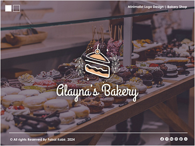 Alayna's Bakery | Bakery Logo Design | Café Shop bakery branding bakery logo brand logo branding business logo cafe logo café logo cake logo cake shop logo fast food logo graphic design logo logo design logo designer minimalist logo modern logo restaurant restaurant logo shop logo startup logo