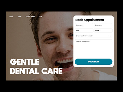 Dental Health Website clinic dental dental clinic dental clinic website dentist dentist website dentistry design doctor health health care landing page ui ux web design webdesign