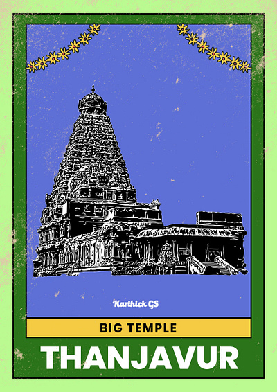 Big Temple, Thanjavur architecture design digital art doodle graphic design illustration sketch