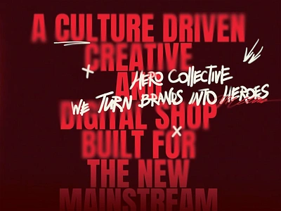 Motion: Creative Culture Spotlight advertising artistic visuals bold typography brand identity branding inspiration creative agency creative branding cultural impact digital innovation digital shop futuristic design graphic design hero branding immersive design impactful messaging modern aesthetic motion graphics red theme typography design visual storytelling