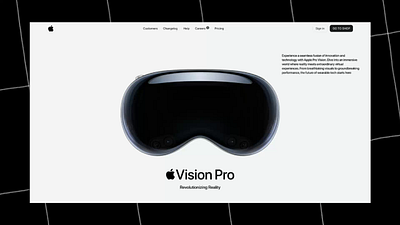 Apple vision pro parallax effect 3d animated website 3d animation 3d website animated landing page apple apple website branding figma 3d animations work landing page parallax parallax animations parallax effect vision pro vision pro website web design