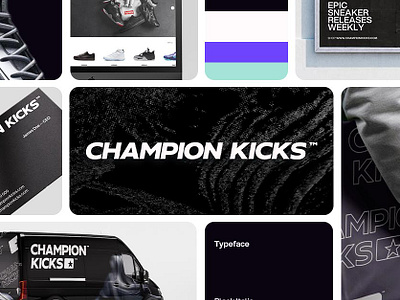 Champion Kicks Co Logotype + Branding branding graphic design logo