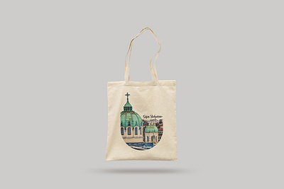 Tote bag design design graphic design