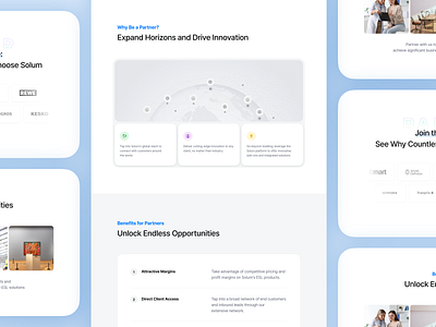 Partner webpage brandidentity creativeagency designsystem minimalui product design reference solution techdesign uicomponents uiinspiration uiuxdesign userexperience uxdesign web webappdesign webdesign webinterface