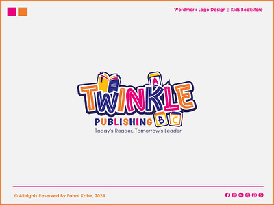 Twinkle Publishing Logo Design book logo branding colorful logo design edtech education education logo fun logo graphic design kids kids logo logo logo design logo designer minimalist logo modern logo print logo publication logo twinkle twinkle logo