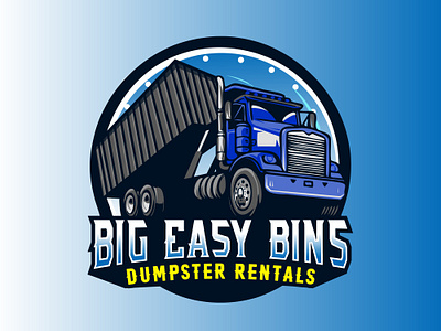 Dumpster Rentals logo design, razaphics dumpster logo graphic design logo design rental logo