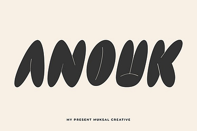 Anouk 2000s 90s bubble bubbles chiny display font font bundle graffiti old school outline retro round rounded sans sans serif street art streetwear svg y2k