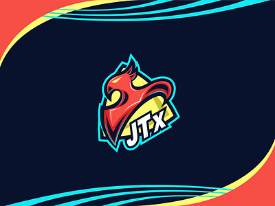 Jatayu E-Sports Logo brand brand guidelines branding emblem esports game gaming graphic design illustration logo mascot neon vector