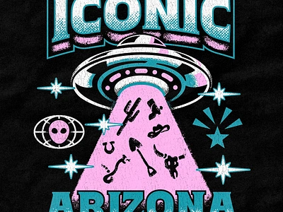 UFO Shirts antique arizona artifact bazaar desert art iconic retro shirts space designs t shirt designs texture designs texture shirts ufo ufo designs ufo shirts unique designs vintage western designs