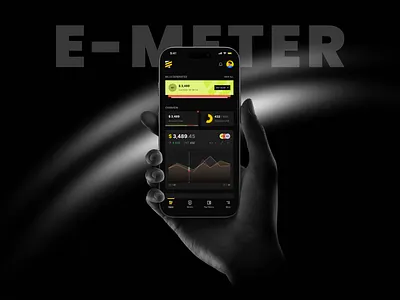 E-Meter App app design design figma graphic product designer prototype ui ux wireframe