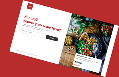 Foodingo Home Page branding design figma food hungry illustration uidesign uxdesign web website