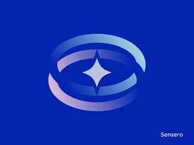 Logo Icon blockchain blue brand branding circle creative crypto crypto logo design gradient icon logo mark minimal modern s logo saas logo startup