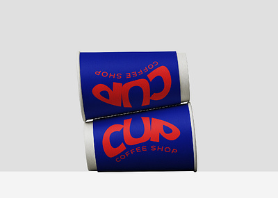 Wordmark Cup Coffee Shop Branding Style Strategy branding coffee logo coffee shop logo flat bradning food illustration food logo food sticker hand lettering lettering logo minimal branding shop logo vibrant colour vibrant logo wrodmark logo