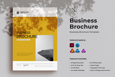 Business Brochure Template animation branding business graphic design logo motion graphics