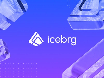 icebrg Logo Brand branding business company graphic design invest logo platform