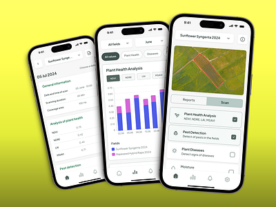 UX/UI Agriculture drone agriculture app mobile ui ux