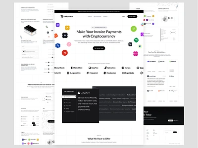 Invoice Payment Landing Page cool crypto design figma invoice invoice payment landing page payment product design trend ui