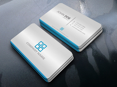 minimal business card design graphic design