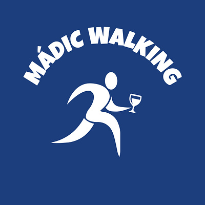 MADIC WALKING branding creative design design graphic design illustration logo logo design t shirt t shirt design vector vector art