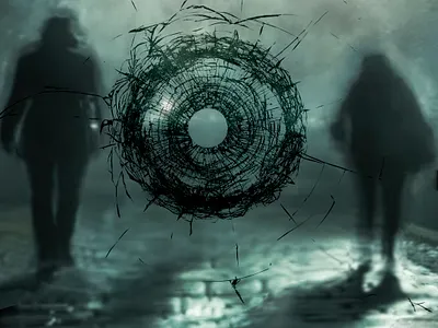 Poster for the Short film Obscured branding design film making film poster filming filmmaking graphic design poster design poster for the short film