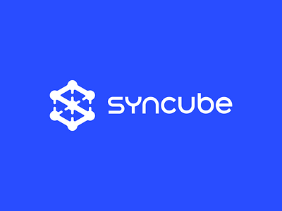 Syncube brand branding company cube design font identity illustration it letter logo logotype monogram online store sync syncube synncube