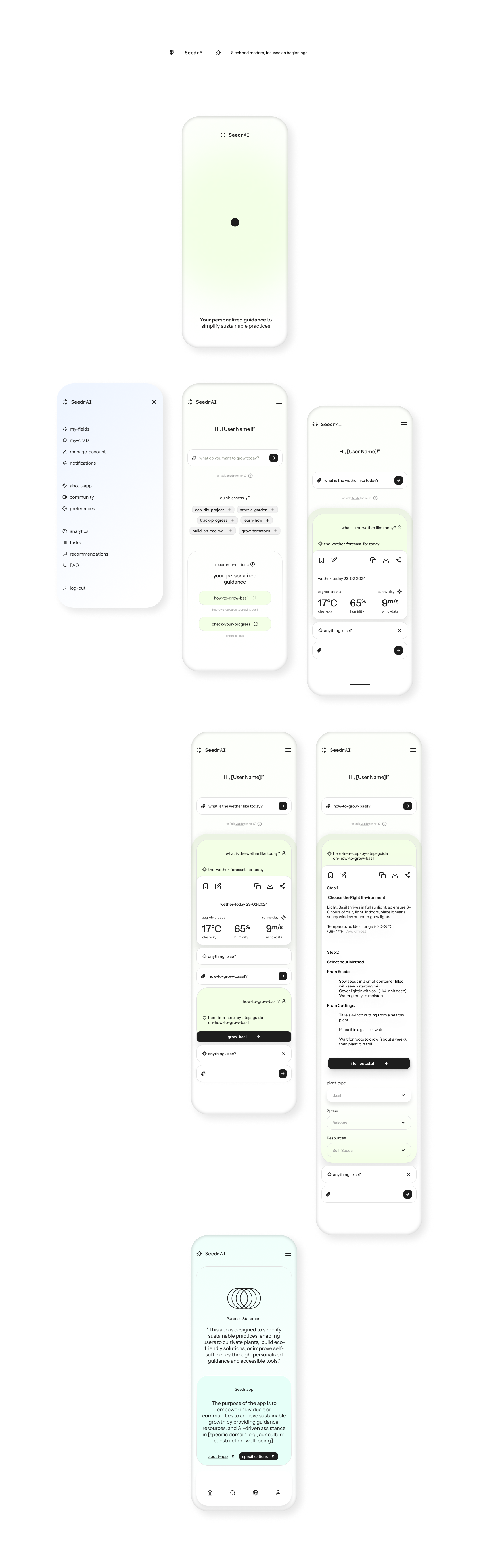 Example of Mobile, Web UI/UX Design