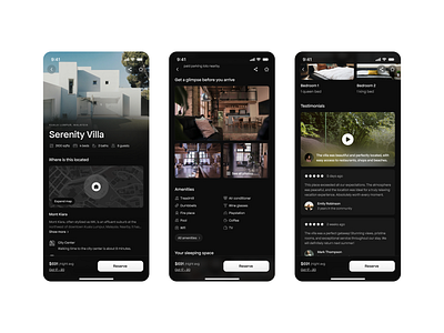 Vacation rental app airbnb amenity book hotel holiday app rental app reservation reserve app testimonial travel app travel details vacation app vacation details vacation rental app