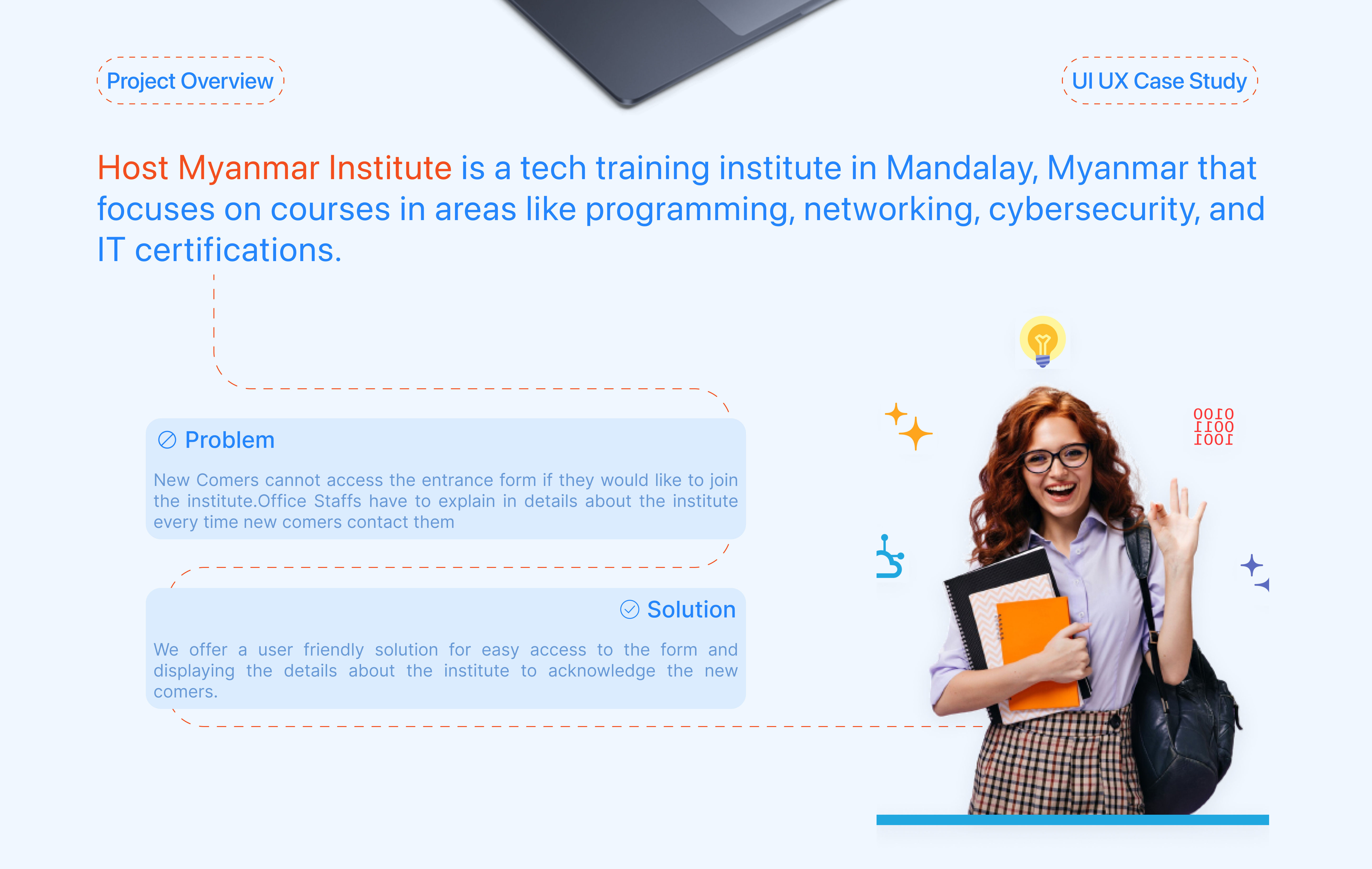 Institute UI UX Case Study by Ingyinn Swe on Dribbble