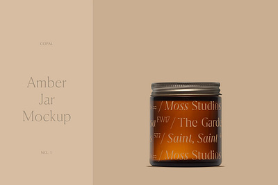 Amber Jar Mockup No. 1 amber container mockup amber jar gold lid amber jar mockup no. 1 beauty mockup brown container mockup brown jar mockup candle mockup container mockup container packaging cosmetics mockup modern packaging skincare mockup supplement mockup supplement packaging vitamin mockup vitamin packaging