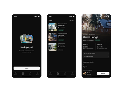 Vacation rental app - Trips