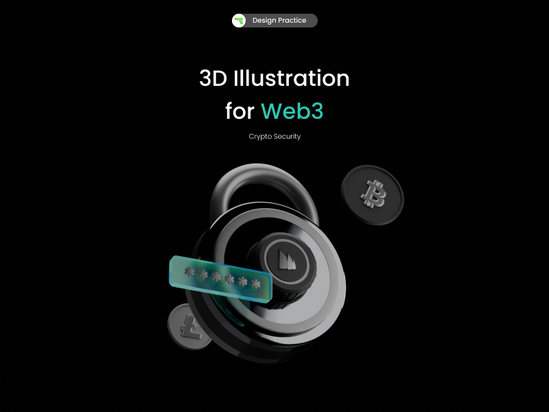 Example of Web3 3D Illustrations