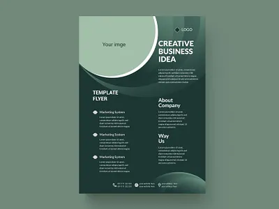 Corporate Business flyer print design