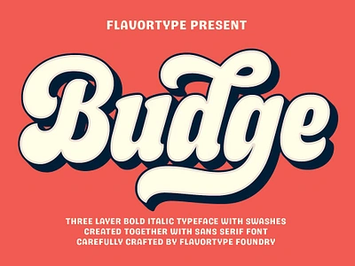 Budge bold cursive bold layered budge cursive cute desert font duo food food font fun ice cream layer layered font sans serif shadow shadow font sparkling swash