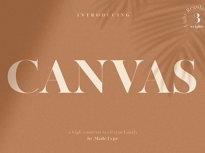 MADE Canvas 20% Off beautiful card classic elegant latin logo logofont logotype made canvas 20 off modern noble opentype pretty serif serif font type typeface typefamily wedding