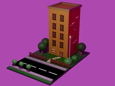 My first low poly project! 3d blender lowpoly