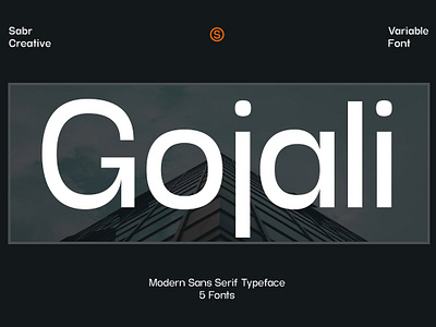 Gojali - Variable Font contemporary display font fonts futura geometric geometrical gojali variable font headline ligatures logo magazine midcentury minimal minimalist modern multilingual